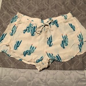 Cactus Pajama Shorts
